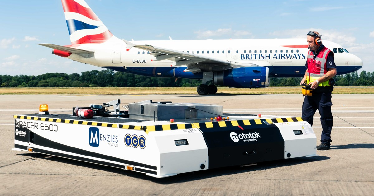 Mototok Training Begins for Menzies at Edinburgh Airport | Aviation Pros