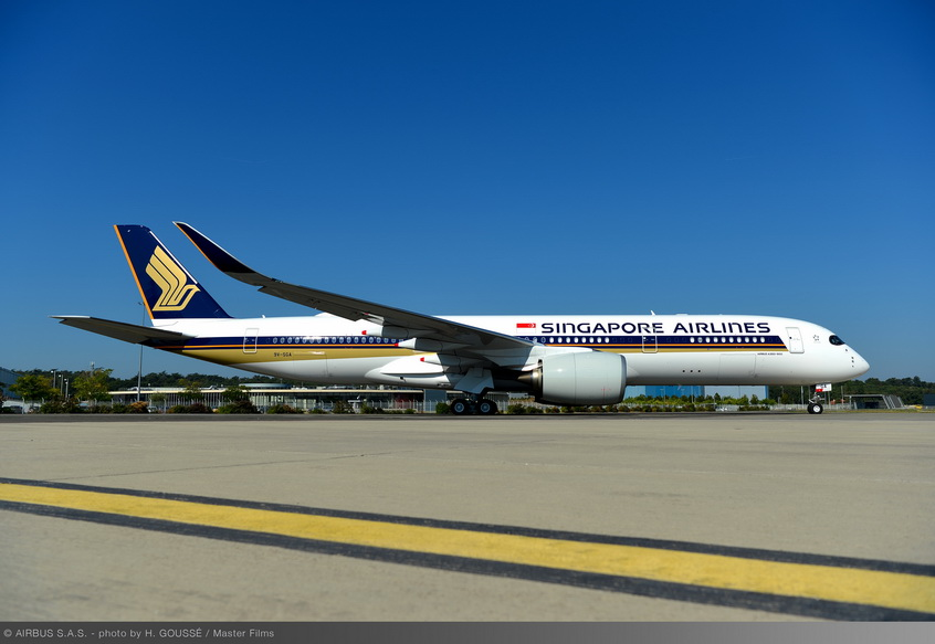 First Ultra Long Range A350 Xwb Delivered To Singapore Airlines Aviation Pros