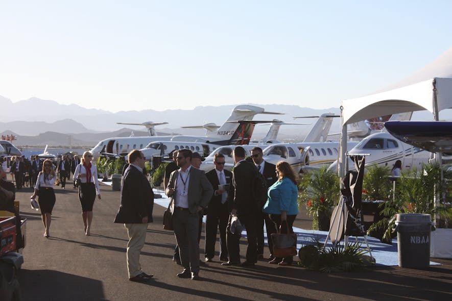 Static display during 2017 NBAA-BACE at Henderson Execution Airport in Las Vegas Nevada.
