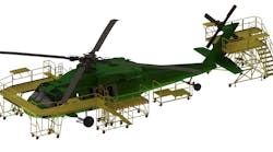 Sikorsky mh-60 maintenance stands