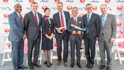 From left to right, Lance Lyttle, managing director, Sea-Tac Airport; Port of Seattle Commissioner Ryan Calkins; Chikako Endo, JAL; Brad Tilden, CEO Alaska Airlines; Tadashi Fujita, Ex. VP Japan Airlines; Joe Mohan, VP Alliances and Partnerships, American Airlines; Tom Norwalk, CEO Visit Seattle. From left to right, Lance Lyttle, managing director, Sea-Tac Airport; Port of Seattle Commissioner Ryan Calkins; Chikako Endo, JAL; Brad Tilden, CEO Alaska Airlines; Tadashi Fujita, Ex. VP Japan Airlines; Joe Mohan, VP Alliances and Partnerships, American Airlines; Tom Norwalk, CEO Visit Seattle.