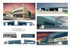 Rendering of Peterborough expansion at Flying Colours Corp. headquarters. Rendering of Peterborough expansion at Flying Colours Corp. headquarters.