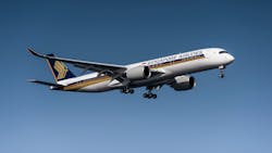 Air BP fuels Singapore Airlines&rsquo; Airbus A350-900ULR marking the world&rsquo;s new longest non-stop flight between Newark and Singapore.