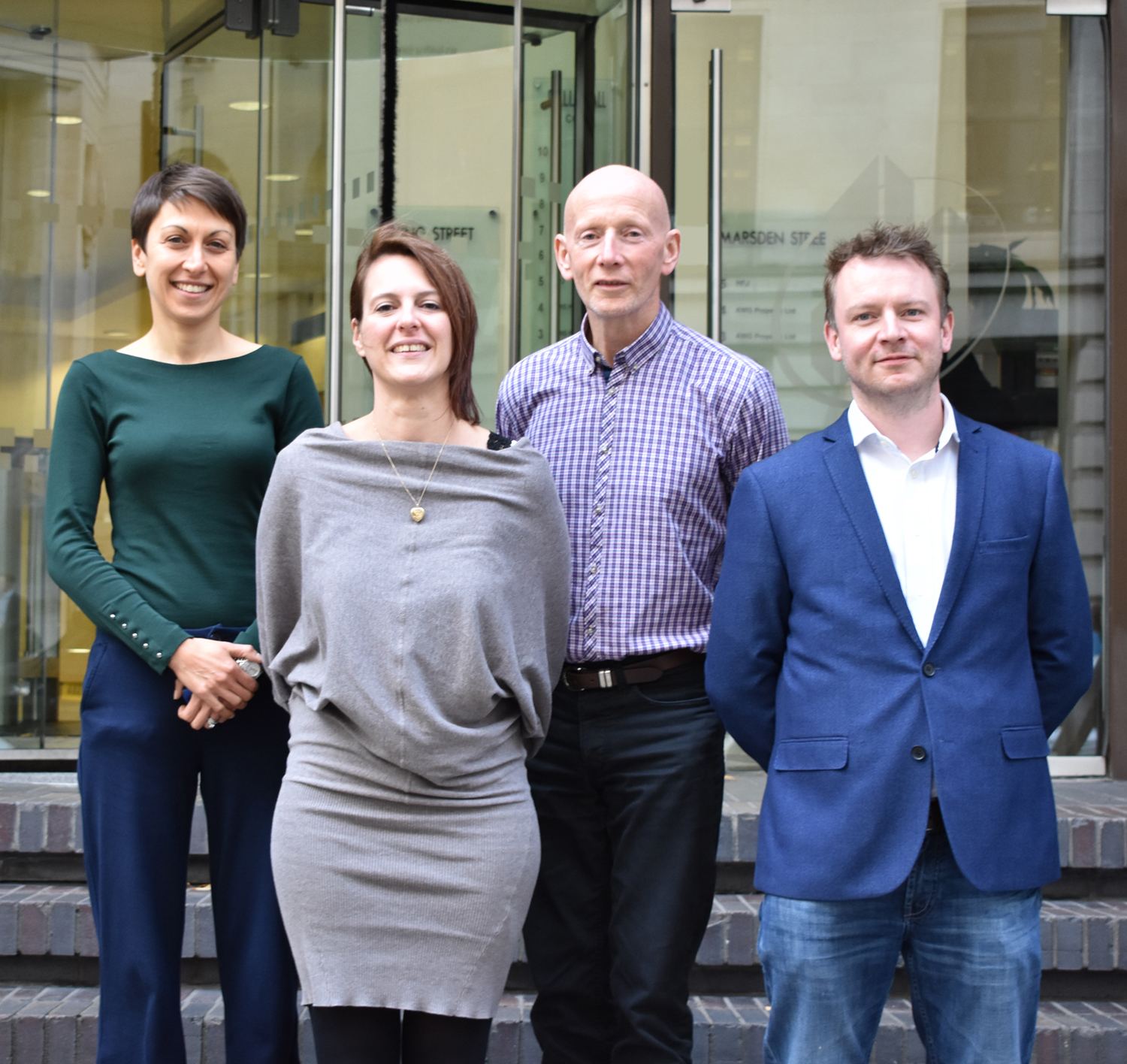 From left to right, Joanna Cherry, finance director, Valentina Moise, commercial director, Gary Pyatt, sales director and Phil Windas, marketing director