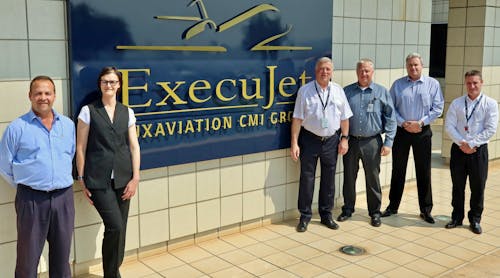 From left to right: Steven Giovannoni Ass. RPM; Estie Serfontain QA Mgr; Peter Volland Safety/Training Mgr.; Robert Ator IS-BAO/Wyvern Auditor; Gavin Kiggen VP Africa; Pierre du Plessis RPO