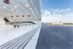 Fontainebleau Aviation is building another hangar to accommodate more traffic brought on by a robust market in the Miami area. Fontainebleau Aviation is building another hangar to accommodate more traffic brought on by a robust market in the Miami area.