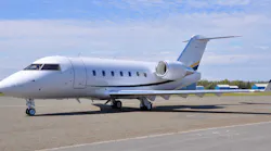 Gold and black stripes finished the 100th Challenger retrofit at Flying Colours