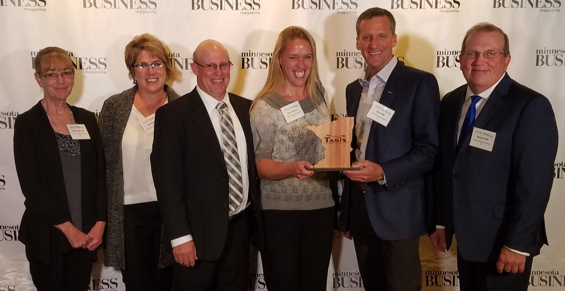 Sue Anderson, Lois Marra, Dan Jasmer, Sara Jasmer, Dirk Ellis, and Doug Evink (not pictured Glen Olin, Bandon Martell, Arlene Bowen, Linda Brown).