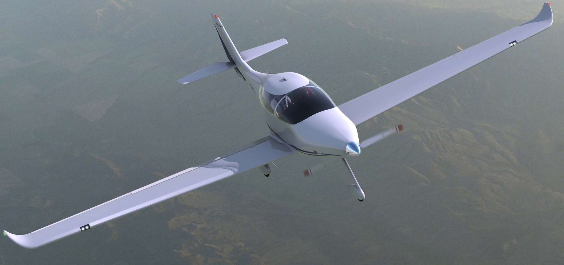 Sun Flyer 4 in flight.