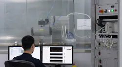 Test chamber for valves at Liebherr-Aerospace’s service center in Shanghai (China).