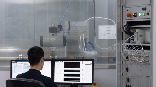 Test chamber for valves at Liebherr-Aerospace&rsquo;s service center in Shanghai (China).