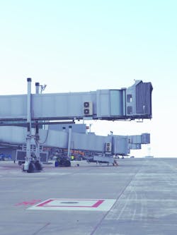 thyssenkrupp Elevator boarding bridge at Istanbul Airport thyssenkrupp Elevator boarding bridge at Istanbul Airport