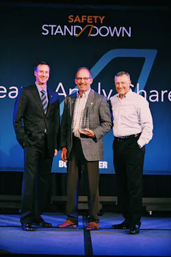 Scott Wight, Dir. Flight Operations BBA; Martin Grier, Sr. Manager, Home Depot Aviation Dept.; and Chris Lutat, author.