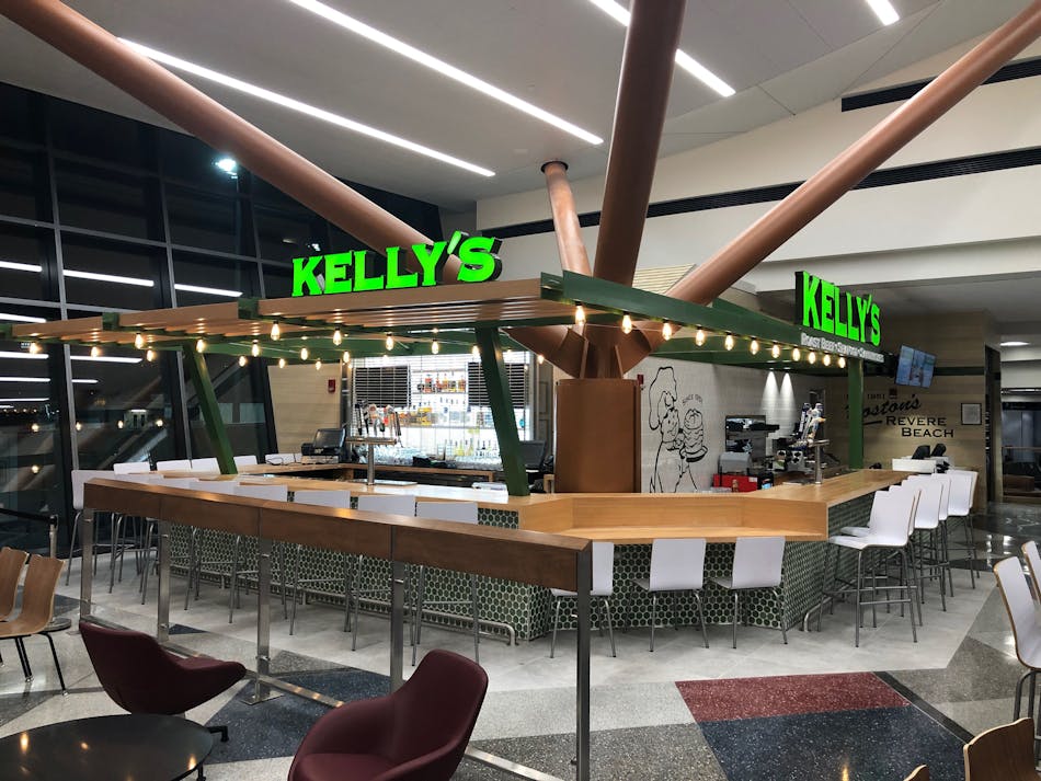 elly&rsquo;s in the airport offers convenient counter service, a grab and go, and a full-service bar.