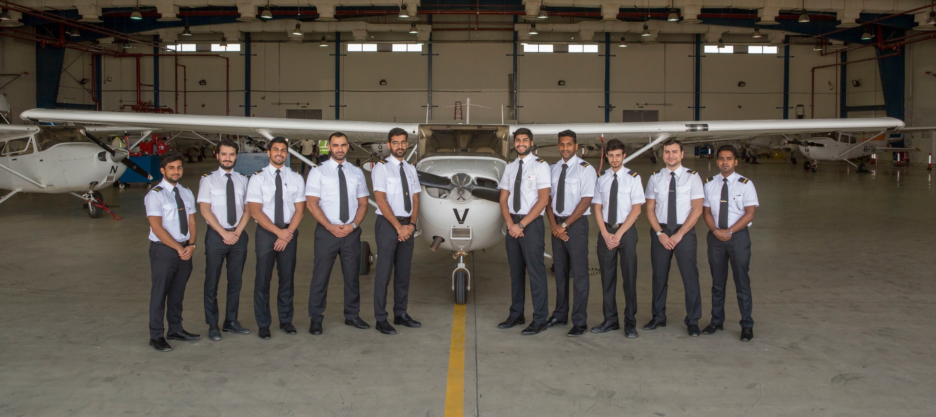 Alpha Aviation Academy cadets begin core flying skills training at the state-of-the-art Etihad Aviation Training facility in Al Ain, Abu Dhabi.