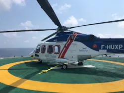 Bestfly made its first offshore flight with the Leonardo AW139 on 23 November Bestfly made its first offshore flight with the Leonardo AW139 on 23 November
