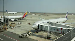 ground handling servicing of Russia s Aeroflot aircraft in the Shanghai International Airport 5bfc4bef0a3d7