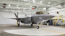 A U.S. Marine Corps F-35B for Marine Corps Air Station, Beaufort, South Carolina, sits at Lockheed Martin in Fort Worth, Texas, as the 91st F-35 to be delivered in 2018.