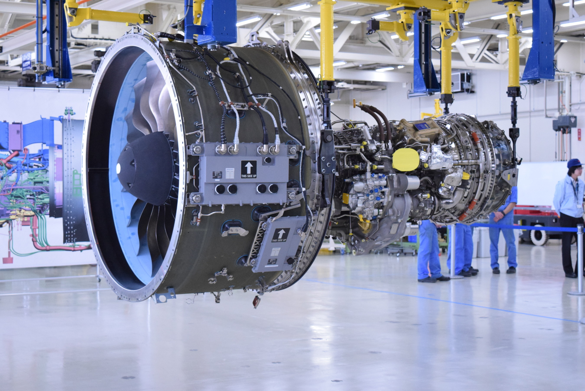 Pratt & Whitney and Mitsubishi Heavy Industries Aero Engines Ltd. celebrate the first PW1200G engine assembly completed at MHIAEL facility in Komaki, Japan.