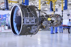 Pratt &amp; Whitney and Mitsubishi Heavy Industries Aero Engines Ltd. celebrate the first PW1200G engine assembly completed at MHIAEL facility in Komaki, Japan.
