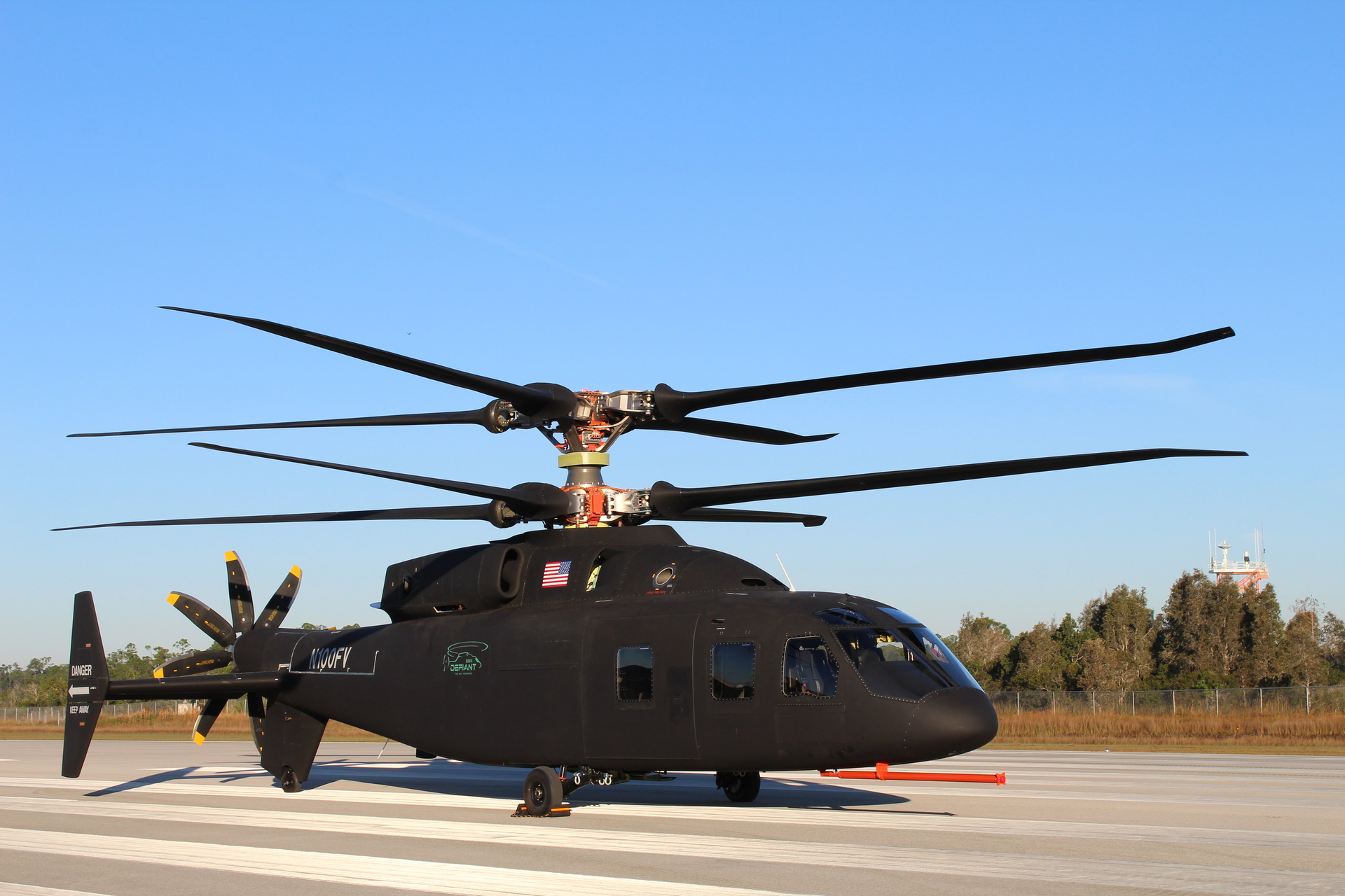 Sikorsky Boeing SB>1 DEFIANT&trade; helicopter.