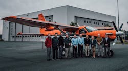 Executive and sales leadership from Flightline Group stand with Quest Aircraft leadership. Flightline Group will be the exclusive dealer for new Kodiak sales throughout Alabama, Florida, Georgia, Mississippi, South Carolina, Tennessee, and the Bahamas.