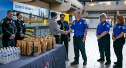 Workers at Pittsburgh International Airport handed out free lunches to federal employees on fridays during the shutdown. Workers at Pittsburgh International Airport handed out free lunches to federal employees on fridays during the shutdown.