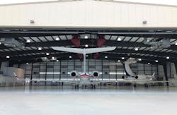 Flying Colours Corp St Louis fifth hangar. Flying Colours Corp St Louis fifth hangar.