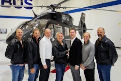 Mark Hulsey; Jon Corn; Michael O’Connor, Airbus Helicopters, Inc.; Fred Luddy, founder of Service Now and SoCal Air Services; Romain Trapp, Airbus Helicopters, Inc. COO; Travis Tinsey, Airbus Helicopters, Inc.; and Mike Hulsey. Mark Hulsey; Jon Corn; Michael O’Connor, Airbus Helicopters, Inc.; Fred Luddy, founder of Service Now and SoCal Air Services; Romain Trapp, Airbus Helicopters, Inc. COO; Travis Tinsey, Airbus Helicopters, Inc.; and Mike Hulsey.