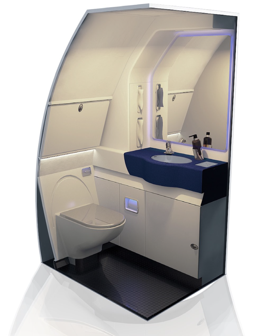 Modern lavatory image.