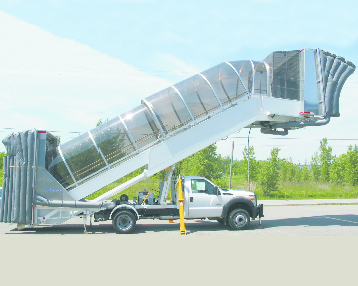 APS 60 Series TruckMounted Air Stairs From Accessair Systems Inc
