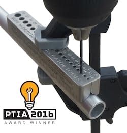 Mini V Drill Guide On Metal Pipe 01 5c61e43c4ef2c