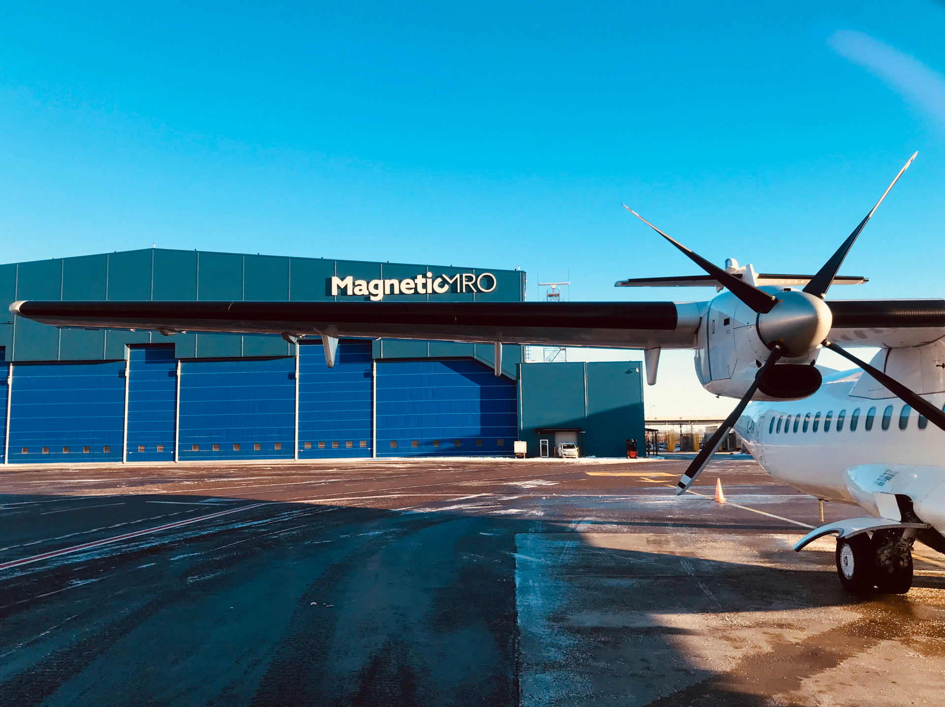 Magnetic Mro Base Hangar And Headquarter In Tallinn Airport