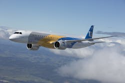 Pratt &amp; Whitney and Embraer celebrate delivery of the GTF&trade; PW1900G production engines for the E195-E2 aircraft at Embraer&apos;s E2 final assembly line in S&atilde;o Jos&eacute; dos Campos, S&atilde;o Paulo, Brazil.