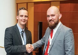 Emīls Katajs-Paeglis and Mark Pegler Emīls Katajs-Paeglis and Mark Pegler