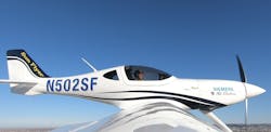 Sun Flyer Prototype With Siemens Motor In Flight 2