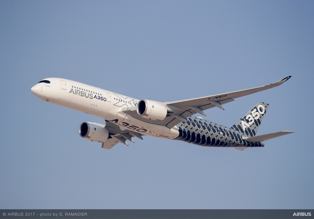 A350 900 In Flight