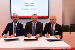 Left to right: Janusz Janiszewski, Norbert Haslacher, Hannu Juurakko Left to right: Janusz Janiszewski, Norbert Haslacher, Hannu Juurakko