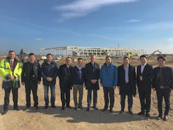 As part of the workshop, the delegates visited BUD’s cargo facilities, including the site of a dedicated air cargo facility, which is set for completion in Q4 this year. Pictured from left: József Kossuth, Senior Cargo Manager, Budapest Airport, 6th from the left, René Droese, Director Business Unit Property and Cargo, Budapest Airport, 7th from the left, Li Jiupeng, CEO of Eastern Air Logistics Co., Ltd. (EAL); Chairman of the Board of China Cargo Airlines and Chairman of the Shanghai Cross-border E-commerce Association (SCEA), 9th from the left, Meng Zhibin, General Manager, ACE Logistics Corp., Jared Shen, FCO Station Cargo Manager, China Eastern Airlines and China Cargo Airlines As part of the workshop, the delegates visited BUD’s cargo facilities, including the site of a dedicated air cargo facility, which is set for completion in Q4 this year. Pictured from left: József Kossuth, Senior Cargo Manager, Budapest Airport, 6th from the left, René Droese, Director Business Unit Property and Cargo, Budapest Airport, 7th from the left, Li Jiupeng, CEO of Eastern Air Logistics Co., Ltd. (EAL); Chairman of the Board of China Cargo Airlines and Chairman of the Shanghai Cross-border E-commerce Association (SCEA), 9th from the left, Meng Zhibin, General Manager, ACE Logistics Corp., Jared Shen, FCO Station Cargo Manager, China Eastern Airlines and China Cargo Airlines