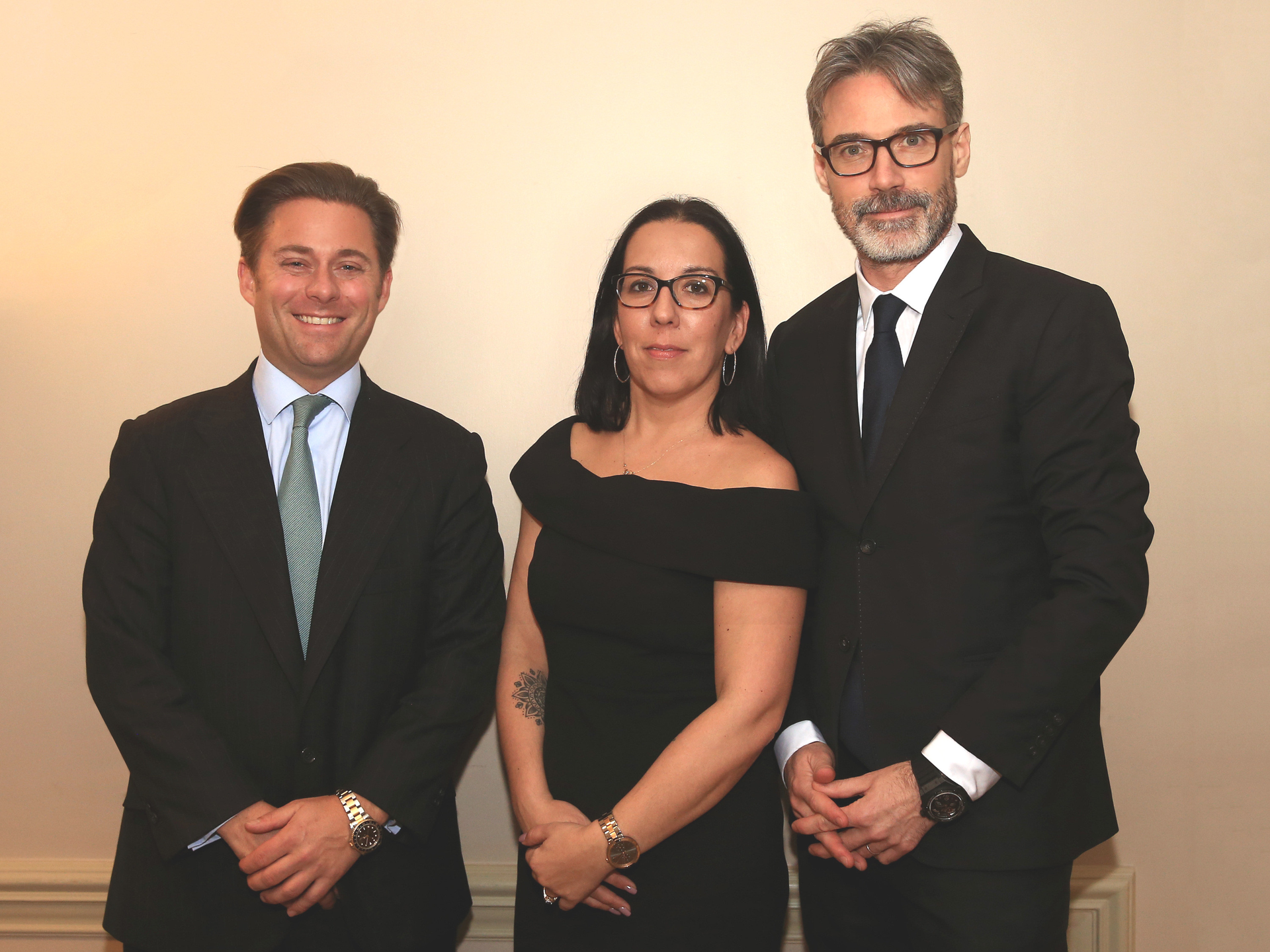 The Aero Asset team: L to R: William Sturm, Valerie Pereira and Emmanuel Dupuy.