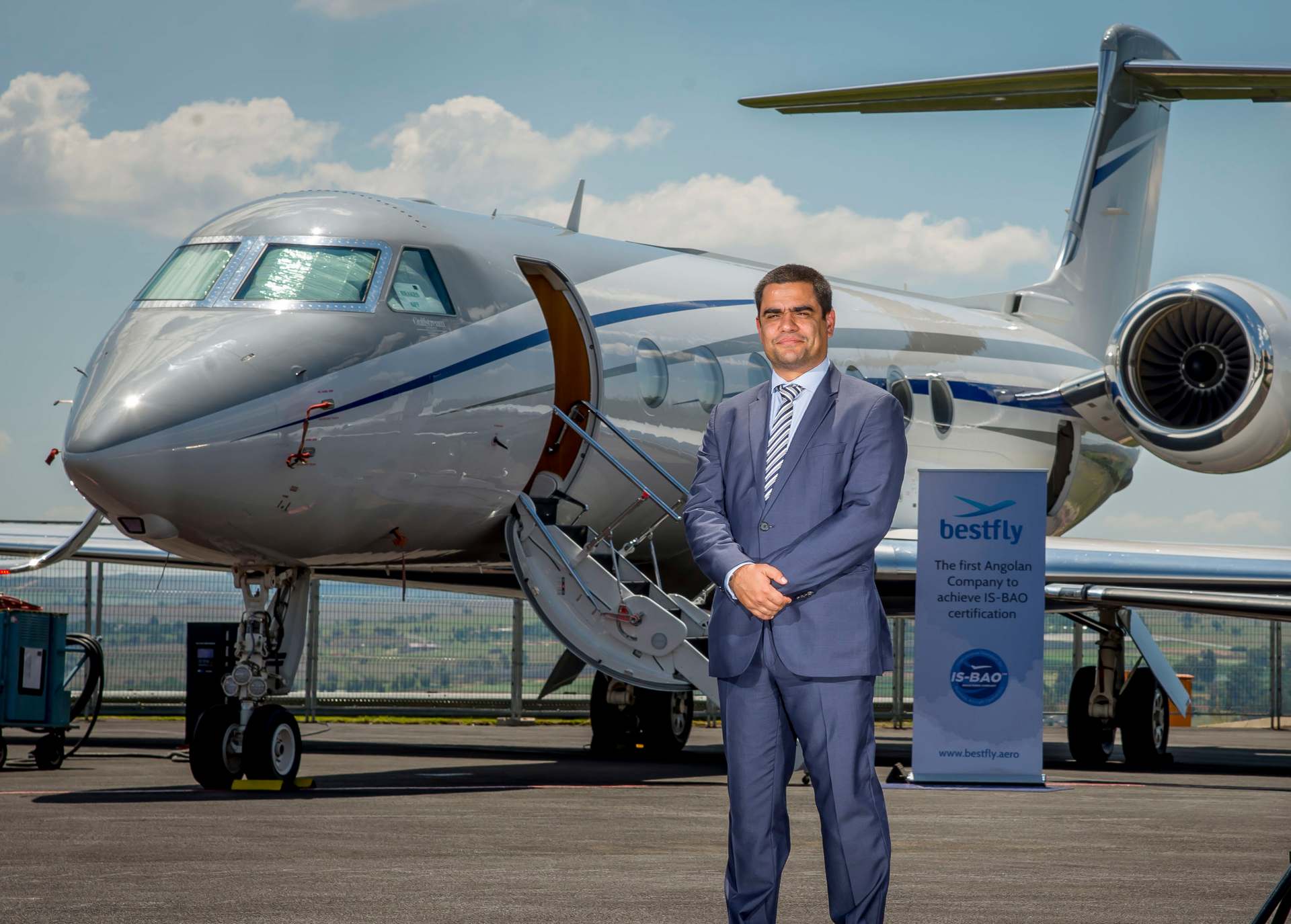 Nuno Pereira, CEO of Bestfly proud to be first business aviation company in Angola to achieve IS-BAO Stage 2