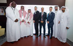 Ibrahim Al Nwessr, Director of Maintenance part 121, Sky Prime, Captain Mamdooh Mokhtar, Chief Executive Officer, Sky Prime, Turki Al-Otaibi, VP Support Services and Sales, Sky Prime with Frederic Dupont, VP technical Sales and Customer Support, Etihad Airways Engineering, Abdul Khaliq Saeed, Chief Executive Officer, Etihad Airways Engineering and Etihad Airways Engineering’s Customer Focus Team Roberto, Amer Almulla and Mohammed Alzaabi sign agreement with Sky Prime for MRO engineering services. Ibrahim Al Nwessr, Director of Maintenance part 121, Sky Prime, Captain Mamdooh Mokhtar, Chief Executive Officer, Sky Prime, Turki Al-Otaibi, VP Support Services and Sales, Sky Prime with Frederic Dupont, VP technical Sales and Customer Support, Etihad Airways Engineering, Abdul Khaliq Saeed, Chief Executive Officer, Etihad Airways Engineering and Etihad Airways Engineering’s Customer Focus Team Roberto, Amer Almulla and Mohammed Alzaabi sign agreement with Sky Prime for MRO engineering services.