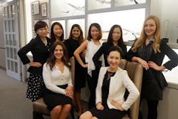 Back, from left: Diana Chou, Board of Governors; Kathy Yiu & Vrushali Suvarna, AsBAA Discovery; Amy Yang, Board of Governors; Cathy Chui, Regional Manager; and Sarah Keates, Partner, C*INC. Front: Sarah Kalmeta, Board of Governors; and Jenny Lau, Chairperson. Back, from left: Diana Chou, Board of Governors; Kathy Yiu & Vrushali Suvarna, AsBAA Discovery; Amy Yang, Board of Governors; Cathy Chui, Regional Manager; and Sarah Keates, Partner, C*INC. Front: Sarah Kalmeta, Board of Governors; and Jenny Lau, Chairperson.