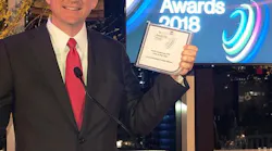 Brian Ostler, Deputy City Attorney, accepted the 'North American PPP Deal of the Year' award from IJGlobal at a ceremony in New York City.