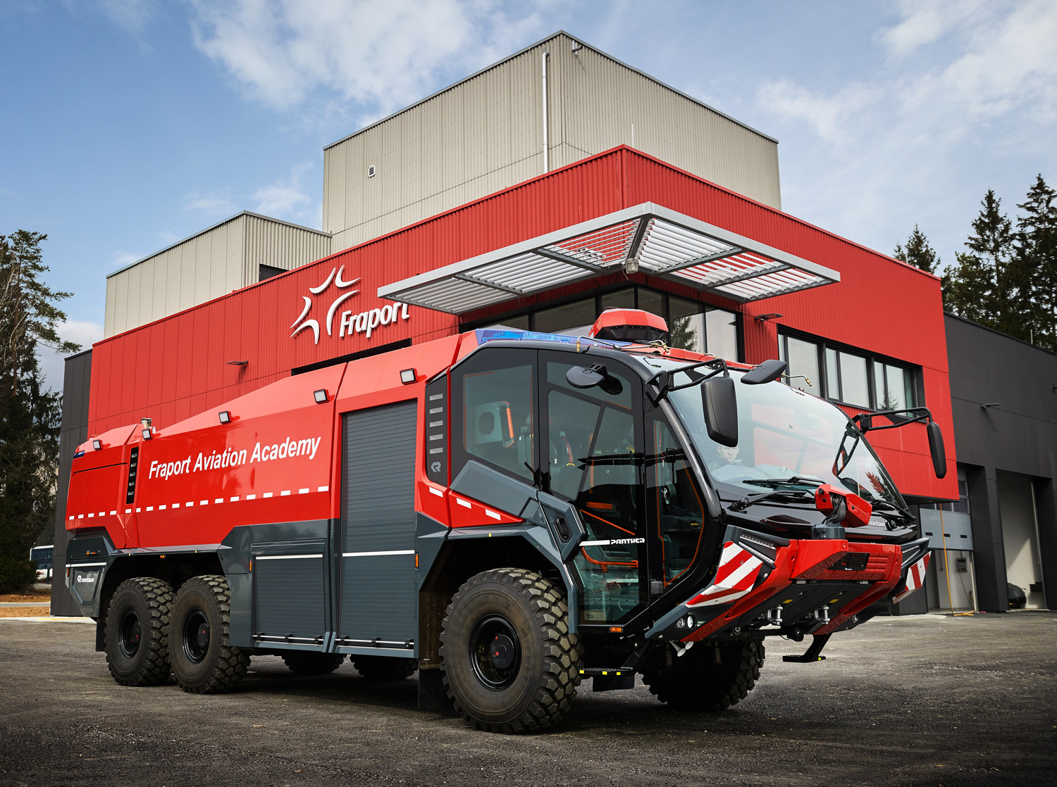 Fraport Aviation Academy At Lju Firefighting Vehicle At The New Academy Training Center 2019