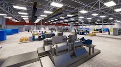 An artistic rendition of The Grid's lab.