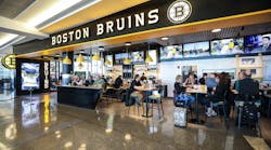 Boston Logan International Airport's Bruins Bar is an example of more local flair for travelers. Boston Logan International Airport's Bruins Bar is an example of more local flair for travelers.