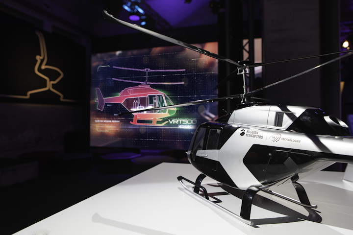Download Russian Helicopters Present A Mockup Of The Vrt500 At Milan Design Week Aviation Pros