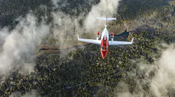 Ruby Red HondaJet Elite.