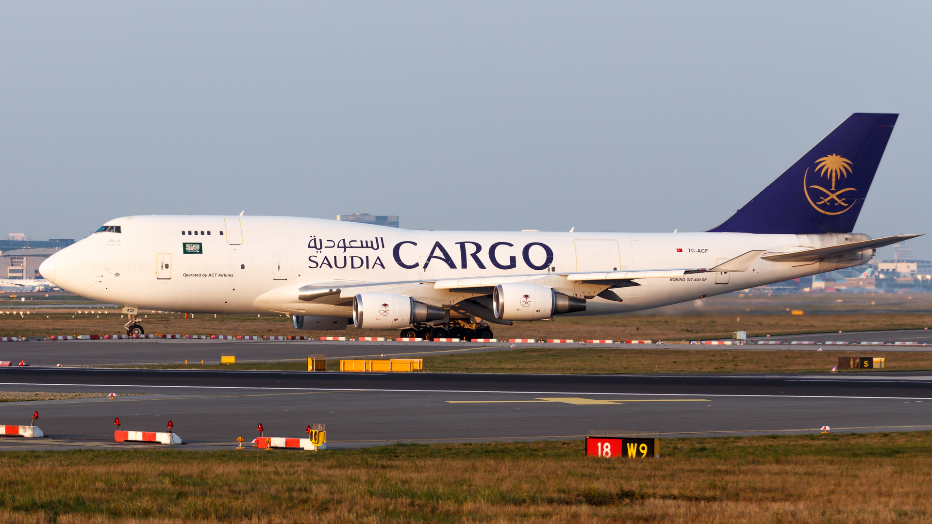 Saudia Cargo Boeing 747 400 F (tc Acf) At Frankfurt Airport
